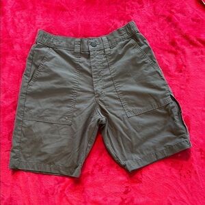 Wrangler Dark Gray Mens Shorts W/Elastic Waist Size 30
